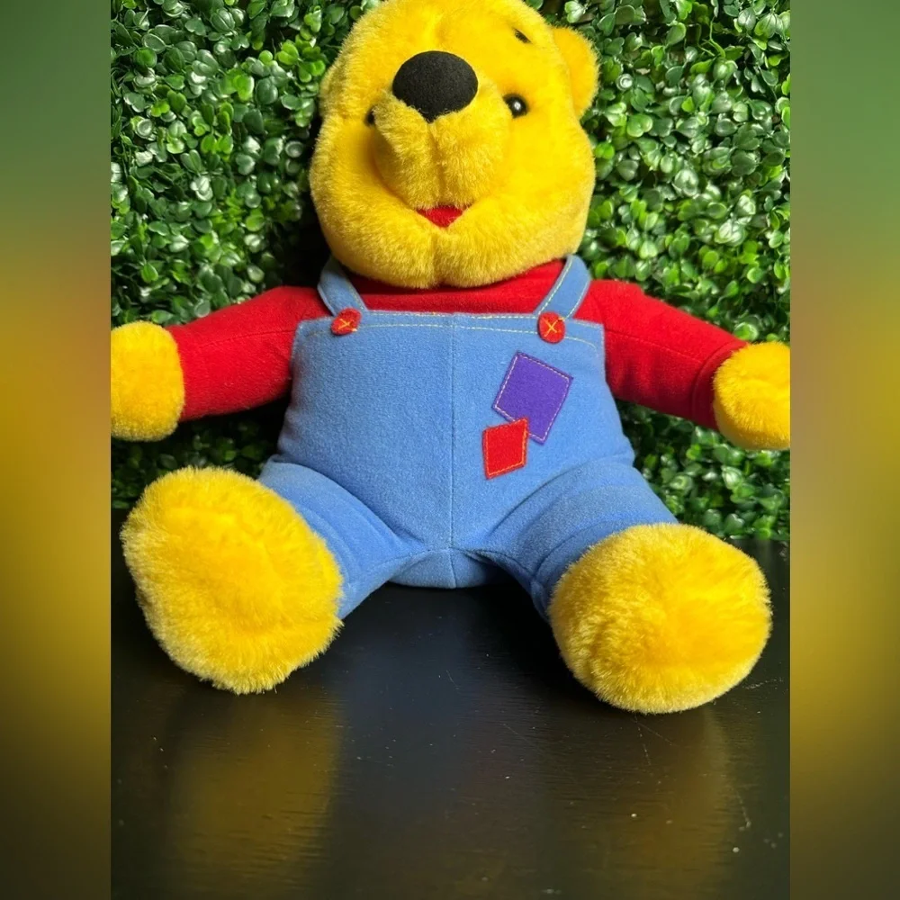 Vintage 1997 Mattel Disney Hug N Wiggle Giggle 12" Winnie The Pooh Talking plush - Picture 4 of 5